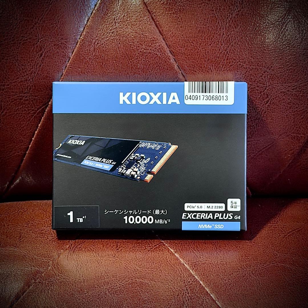 【新品】 KIOXIA EXCERIA PLUS G4 1TB M.2 Gen5