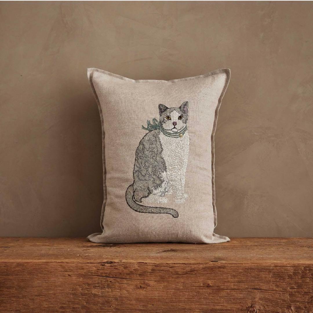 【新品】コーラルアンドタスク　 Coral & Tusk 猫クッションカバー