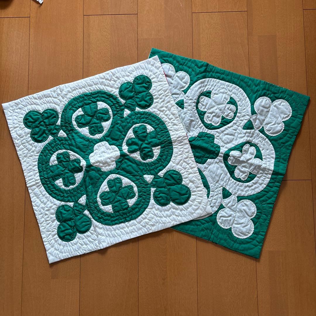 パッチワークキルト クッションカバー