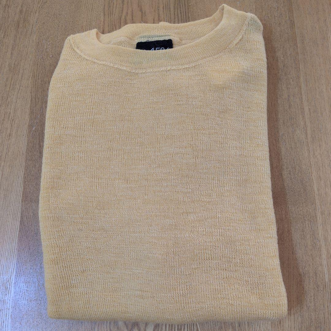 未使用タグ付　45rpm　ゆったりシンプルニット