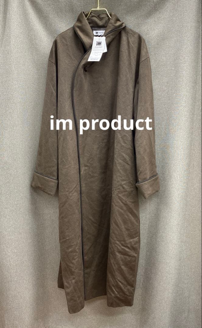 N112◯ im product レディースガウン Lサイズ カシミヤ100%