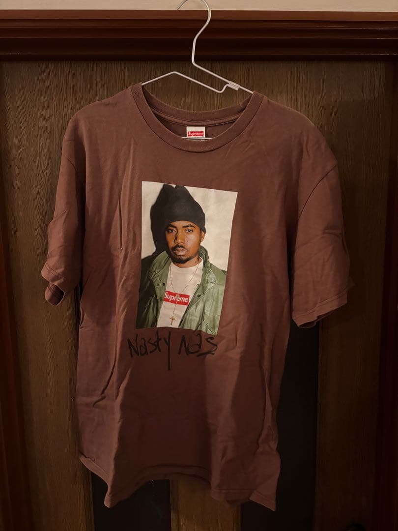 Supreme Nasty Nas Tシャツ L ブラウン