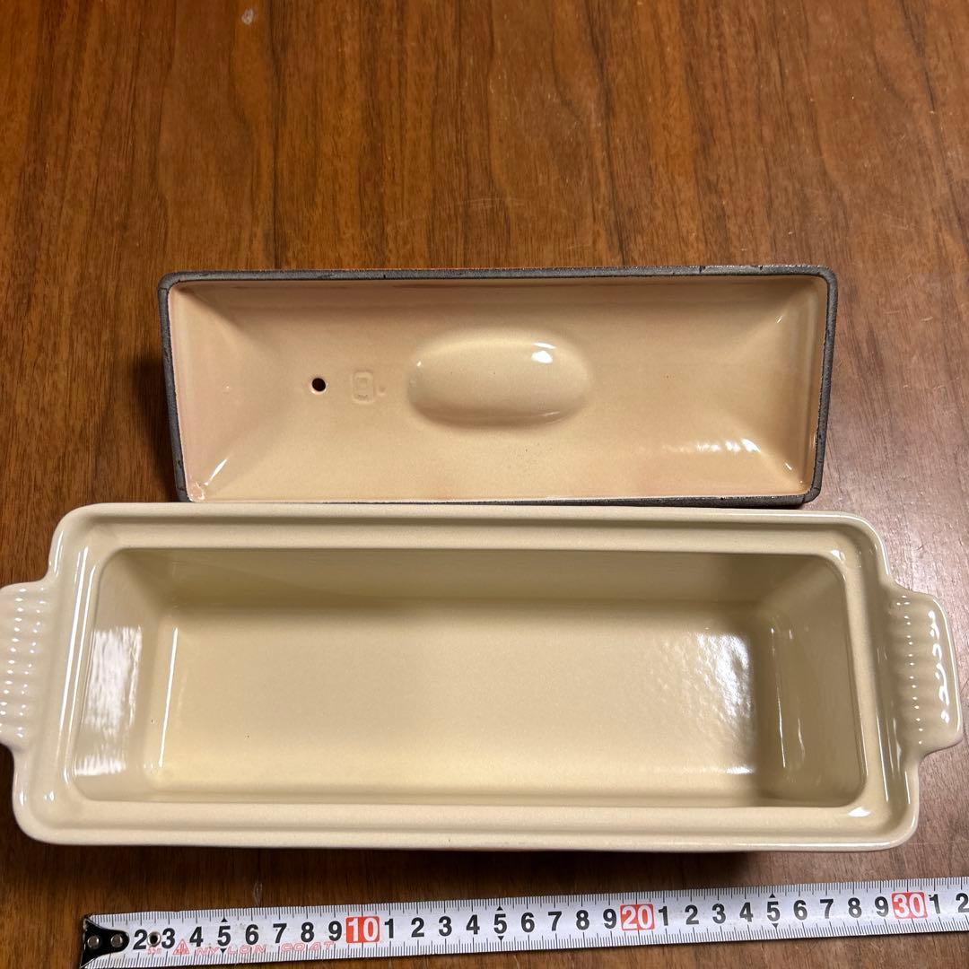 LE CREUSET テリーヌ型　オレンジ 約28cm シール無し