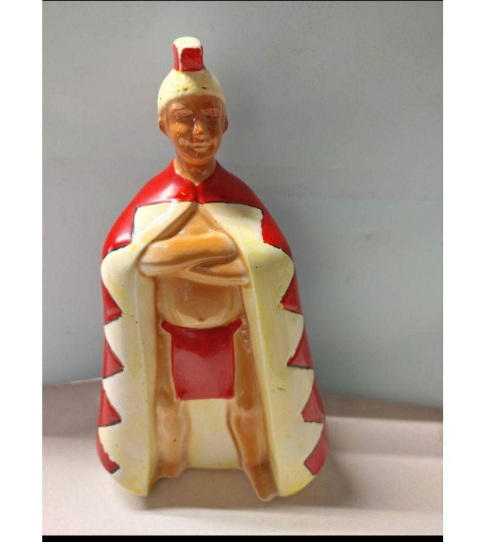 カメハメハ王　ハワイ置物　ハワイ雑貨　アンティーク