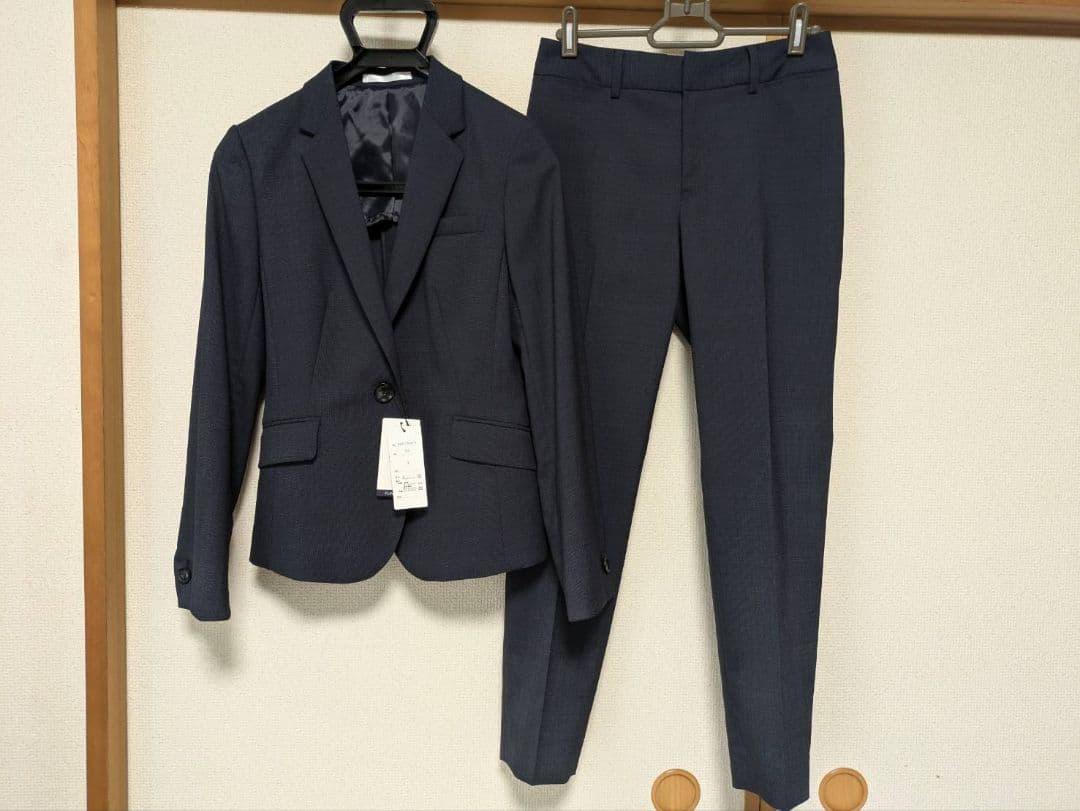 【新品】3号 紺 パンツスーツ