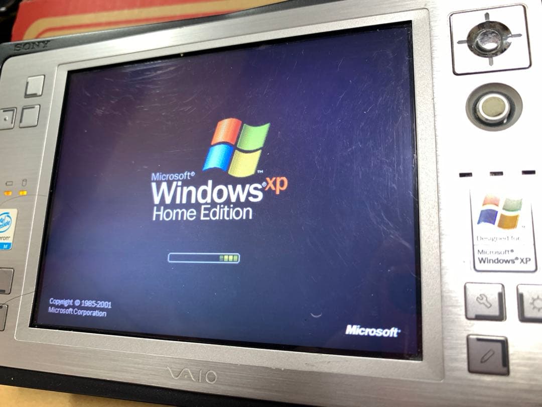 VAIO typeU VGN-U50 バッテリー　アダプタ付き　正常動作品