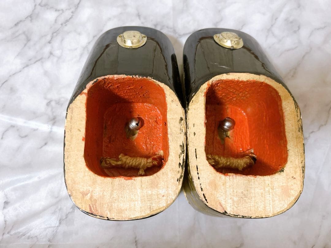 ぽっくり下駄　7歳用　20㎝　おこぼ　鶴