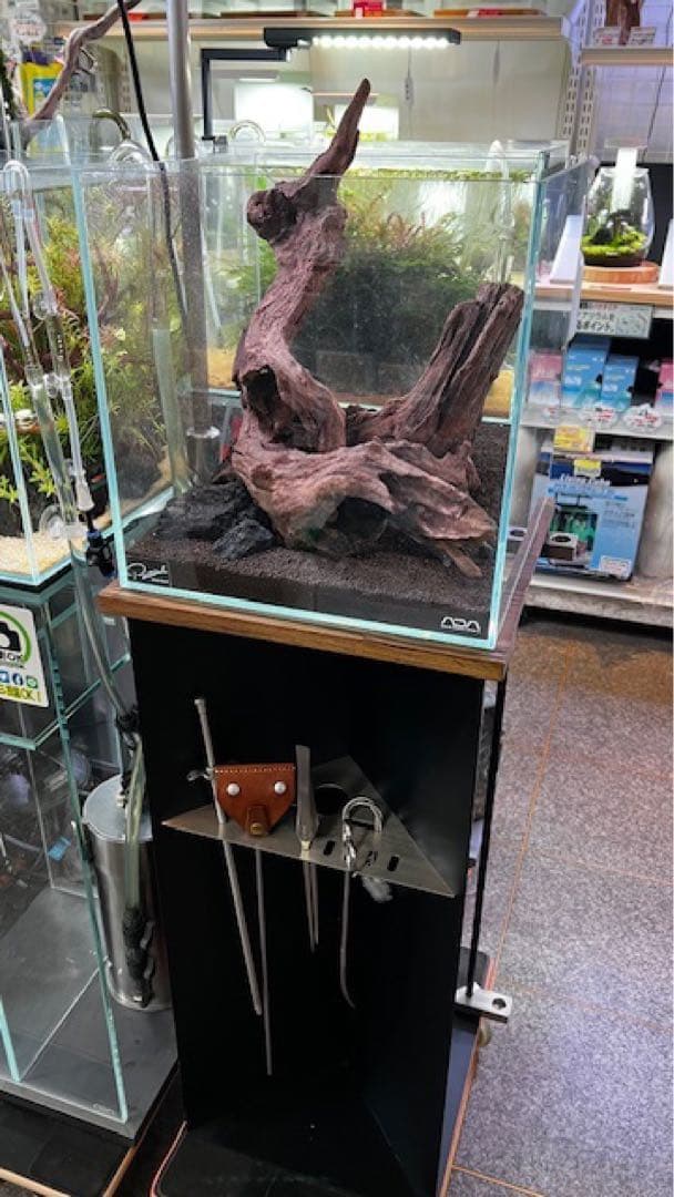 ADAアドバンスショップパンタナル特注30㎝キューブ水槽台