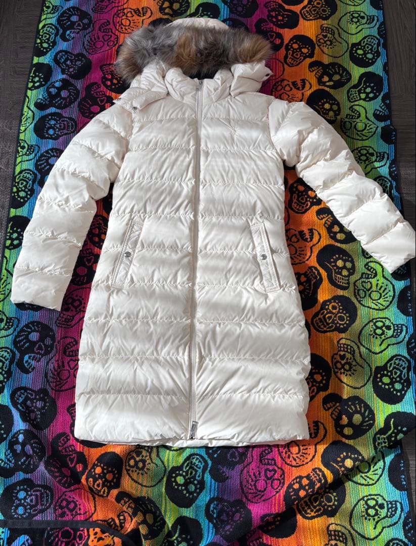 お値下げ❤️美品　ボロラルフローレン　ダウンコート　オフホワイトS〜M