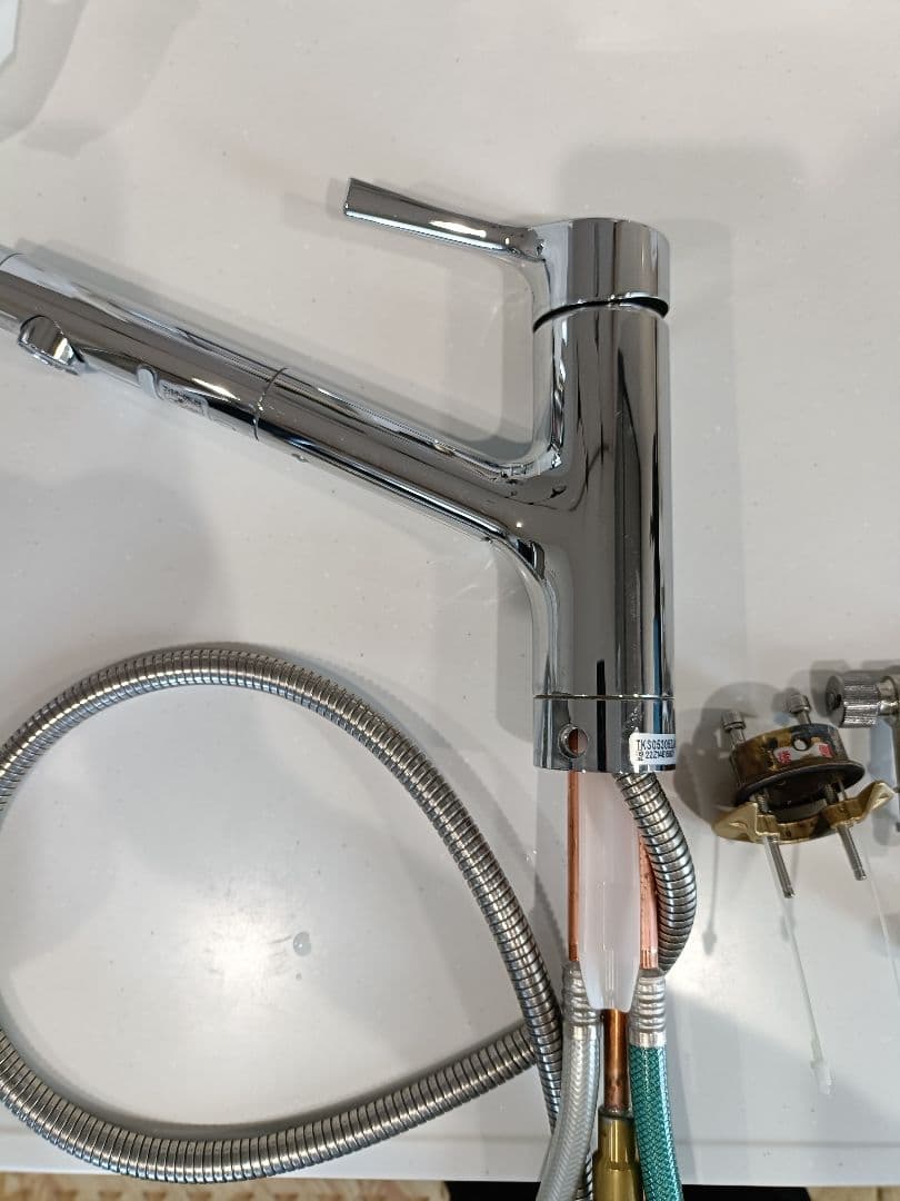 TOTO シングル混合水栓 TKS05305型 取扱説明書付き