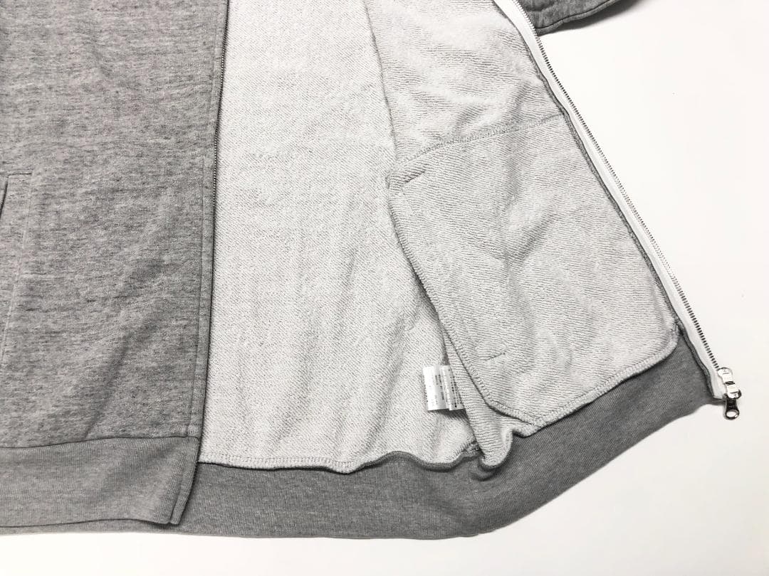 ○★新品未使用　PEARLY GATES　吊り裏毛フルジップパーカー　4　グレー