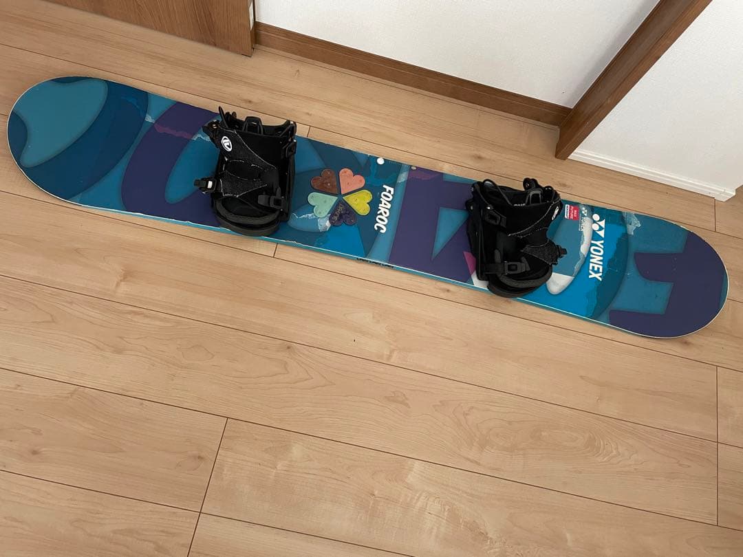 スノーボード ヨネックス foaroc 142cm バイン flowセット