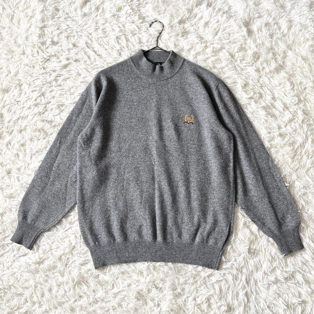 Christian Dior ディオール グレー クルーネックセーター　長袖