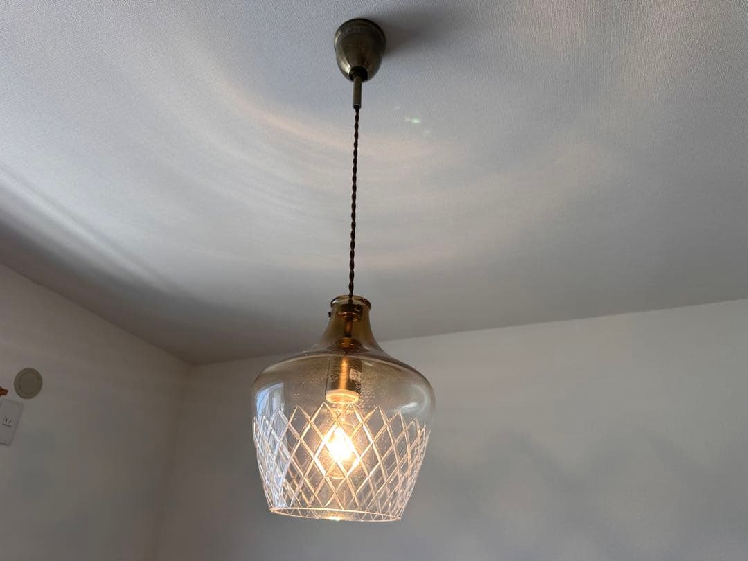 天井ライト 照明 スペースエイジ ミッドセンチュリー 北欧 ガラスペンライト