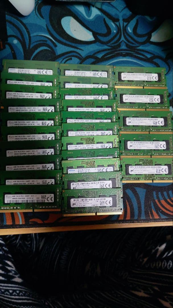 ノートPCメモリ　DDR4 4GB 26枚まとめ