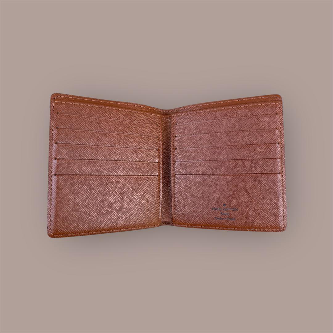 【美品】LouisVuitton 二つ折り財布 モノグラム