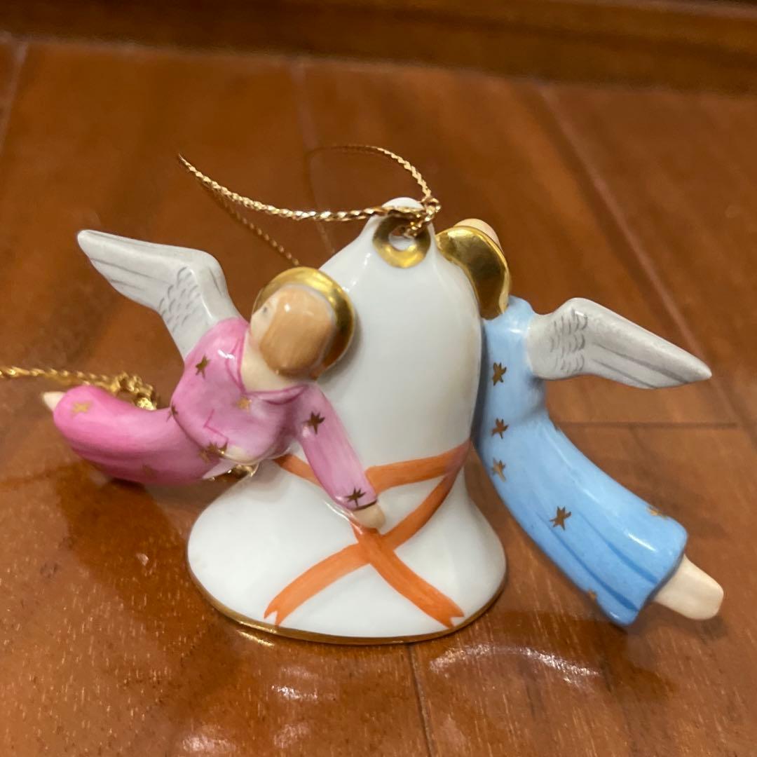 ヘレンド⚫︎クリスマス　天使の陶器　オーナメント