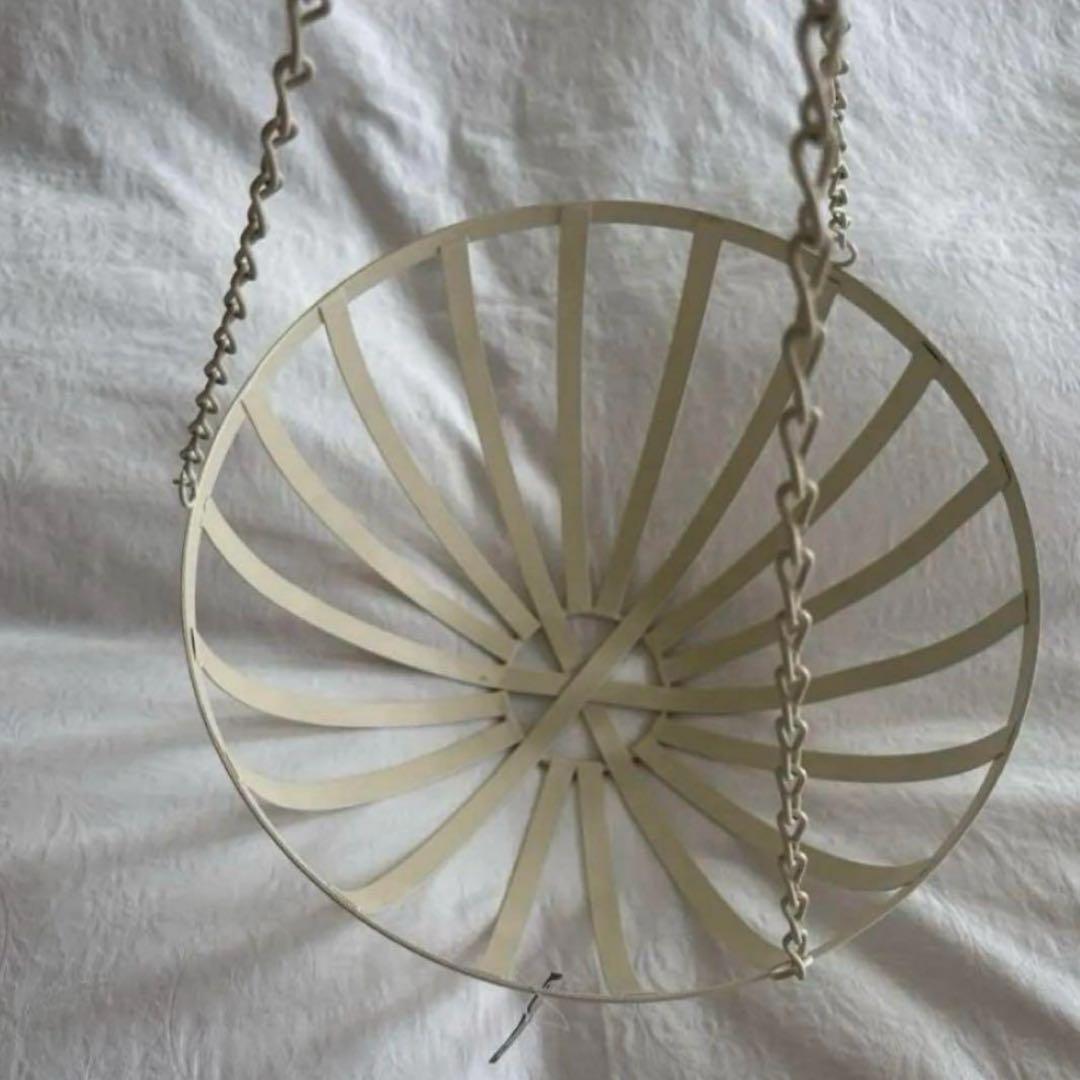 アイアン フラワーハンギングバスケット 2個セット　ガーデン　ガーデニング雑貨