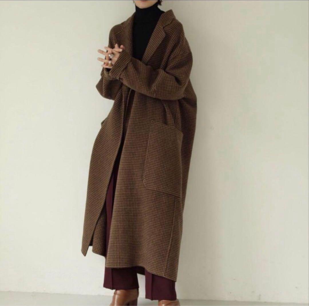 TODAYFUL チェック柄　チェスターコート　36