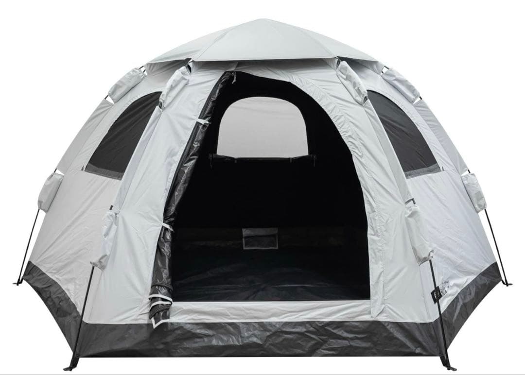 訳ありFIELDOOR 4人〜5人用 ワンタッチテント グランドシート付き