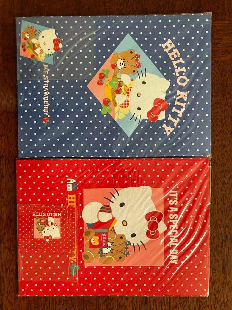 1986年製サンリオ ハローキティ レターセット2点 未使用 昭和レトロ 貴重