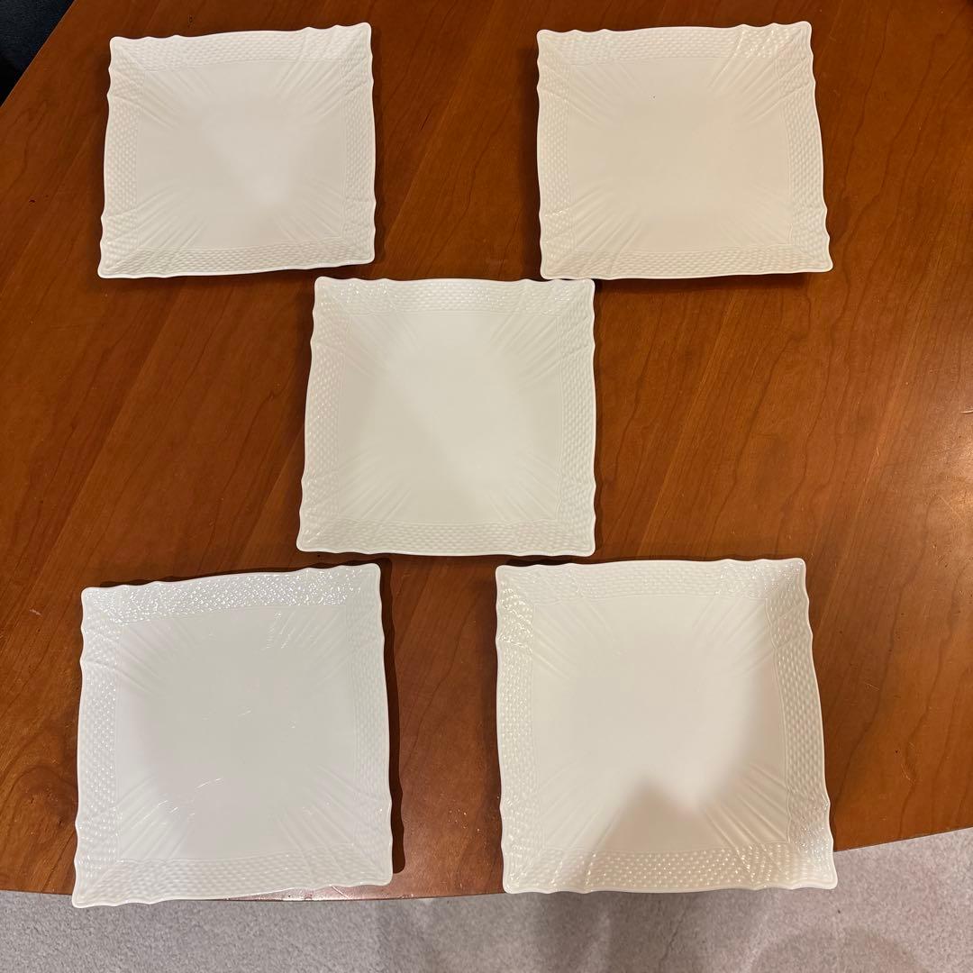 リチャードジノリ正方形型皿5枚セット