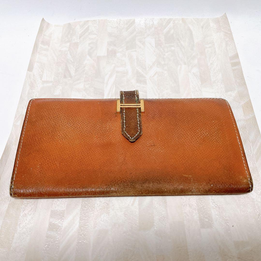 HERMES エルメス　べアンクラシック　折り財布　ブラウン　正規品　送料無料