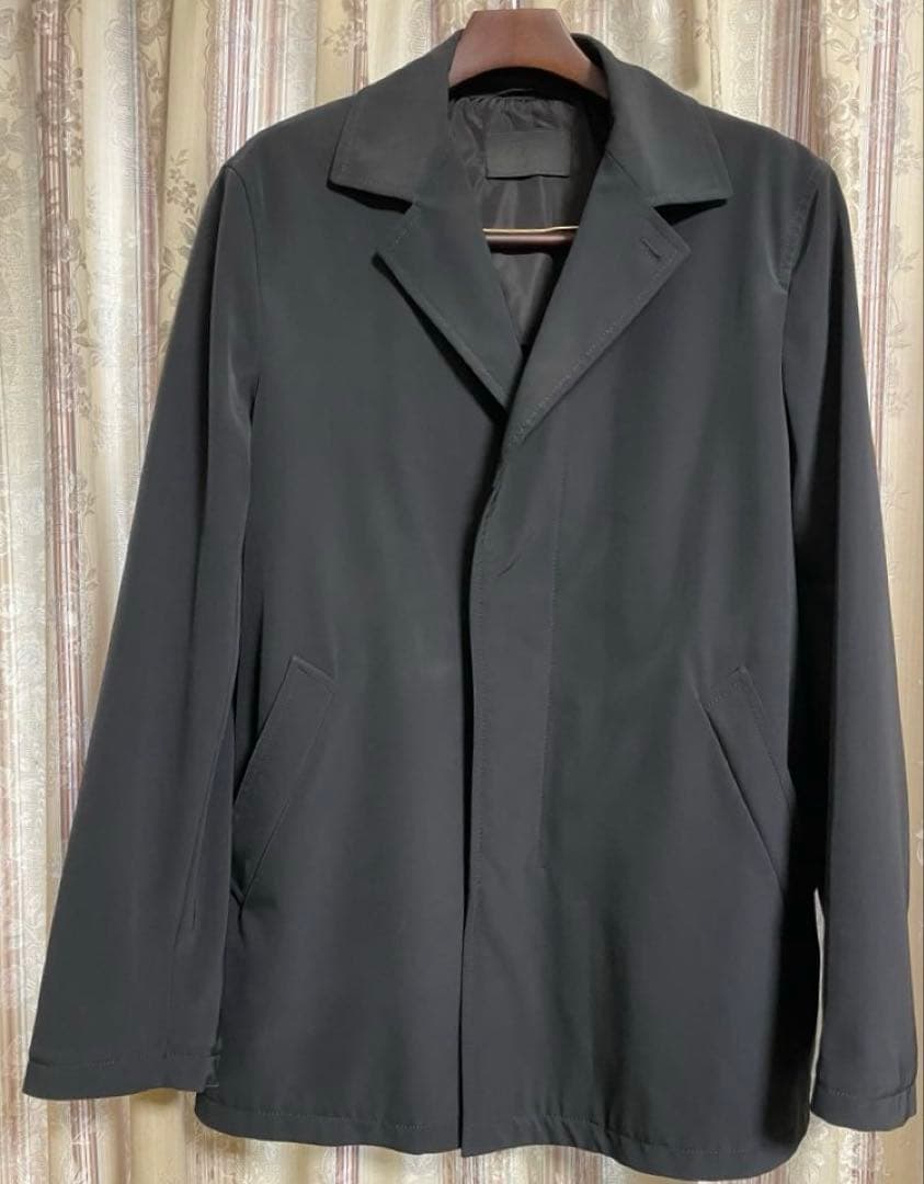 PRADA チェスターコート　ブラック　メンズ