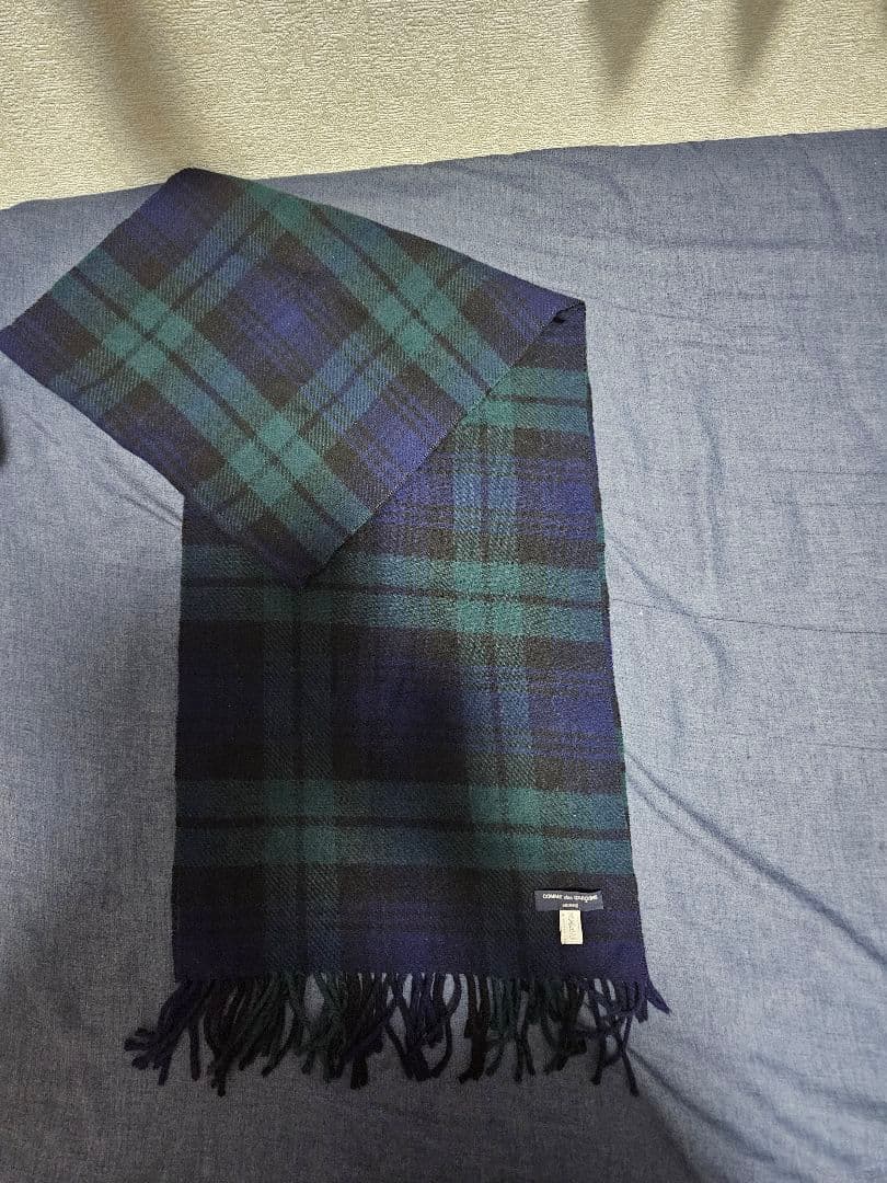 美品 コムデギャルソン オム マフラー COMME des GARCONS