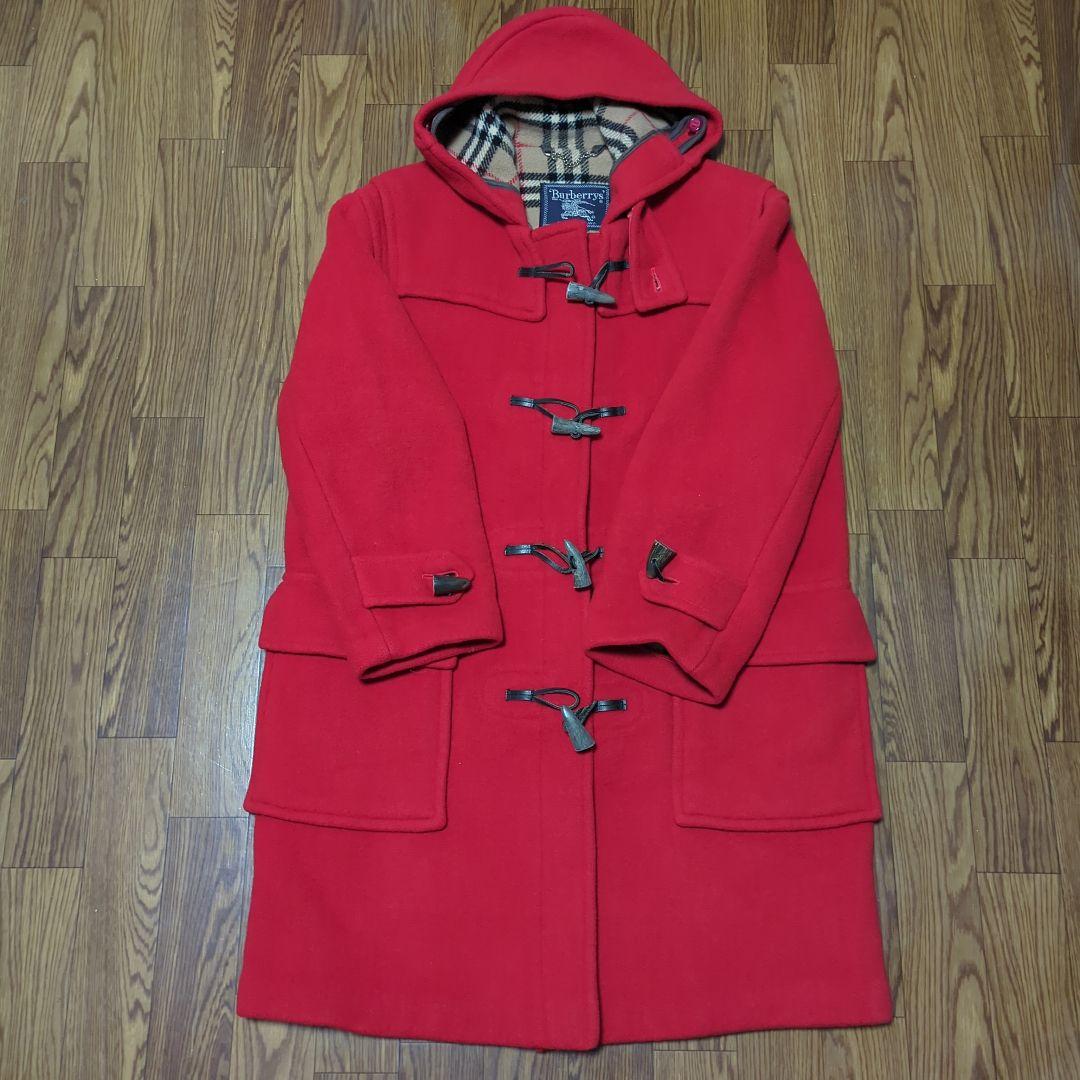 Burberry's ダッフルコートロングコートレッド