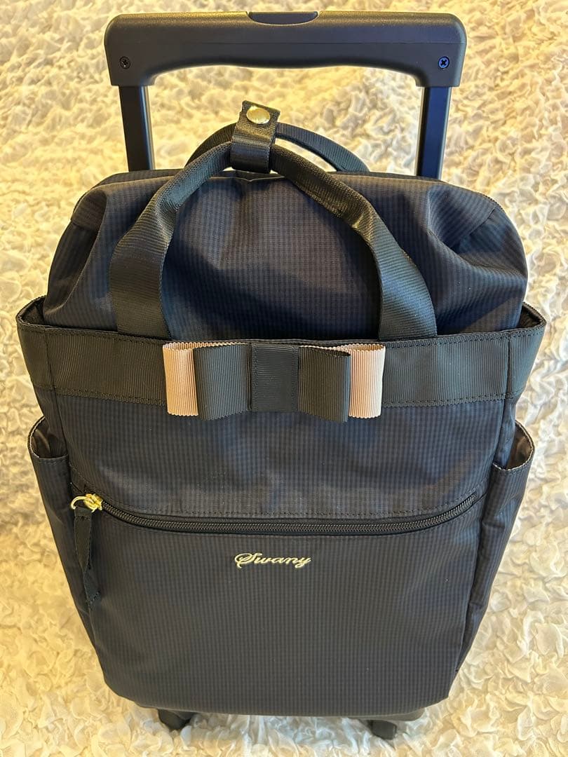 SWANY スワニールバンドキャリーカートキャリーバッグキャリストッパーブラック