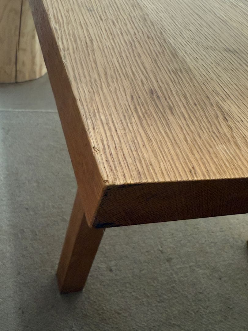 無印良品　定価19万5千　オーク無垢材　ダイニングテーブル　【送料込み】