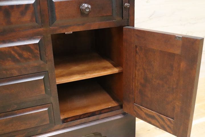 GMFK632○北海道民芸家具 ライティングビューロー デスク 学習机 書斎机