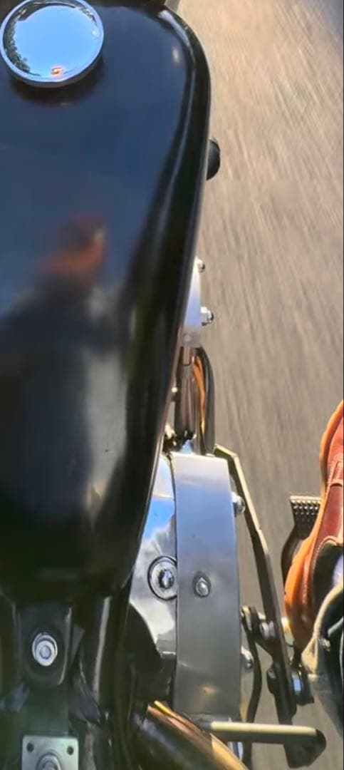 スティード400プッシュロッドカバー　エンジンカバー