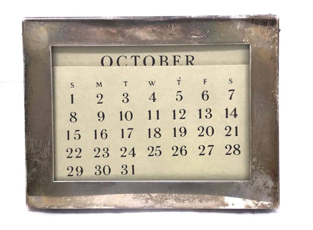 T03/040TIFFANY&COティファニー卓上カレンダーフォトフレーム SV