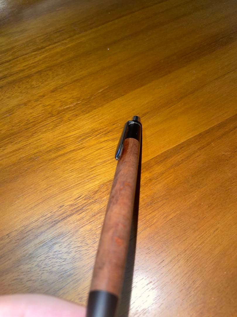 野原工芸　バーズアイ欅上杢　シャーペン　限定品