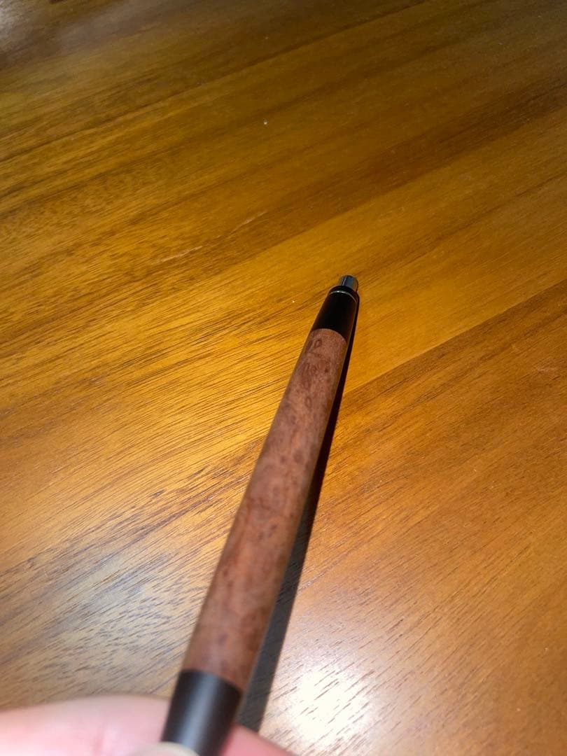 野原工芸　バーズアイ欅上杢　シャーペン　限定品