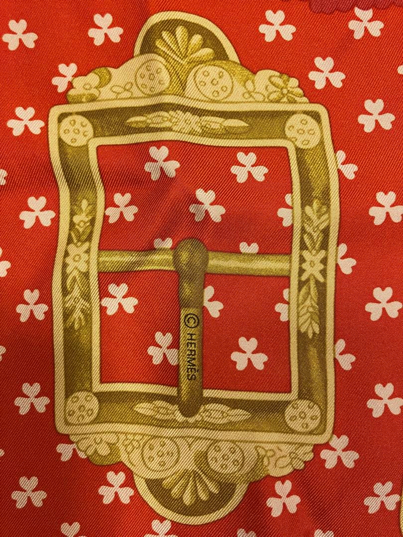 新品未使用 エルメス　スカーフ　カレ ウォッシュ 90