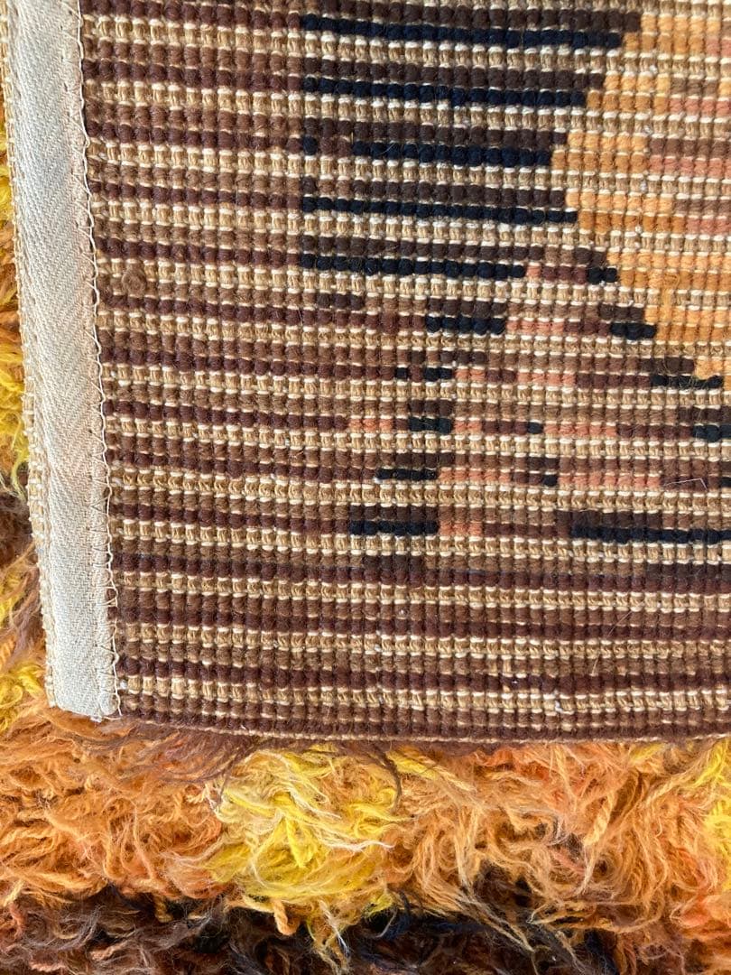 シャギーラグ ヴィンテージ イギリス 135x190cm