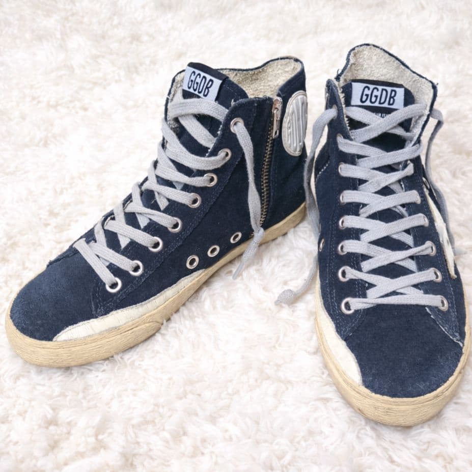 ゴールデングース✨️ FRANCY　ハイカットスニーカー　スエードレザー　35