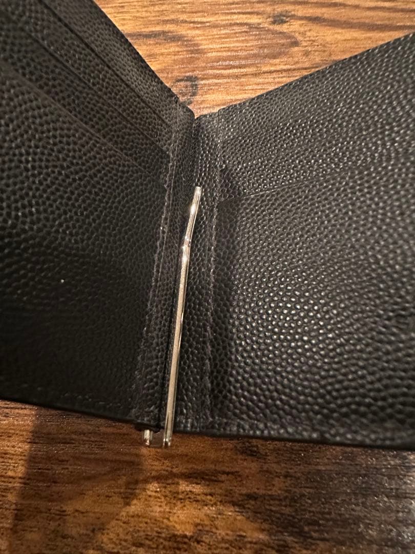 美品　SAINT LAURENT ブラック マネークリップ