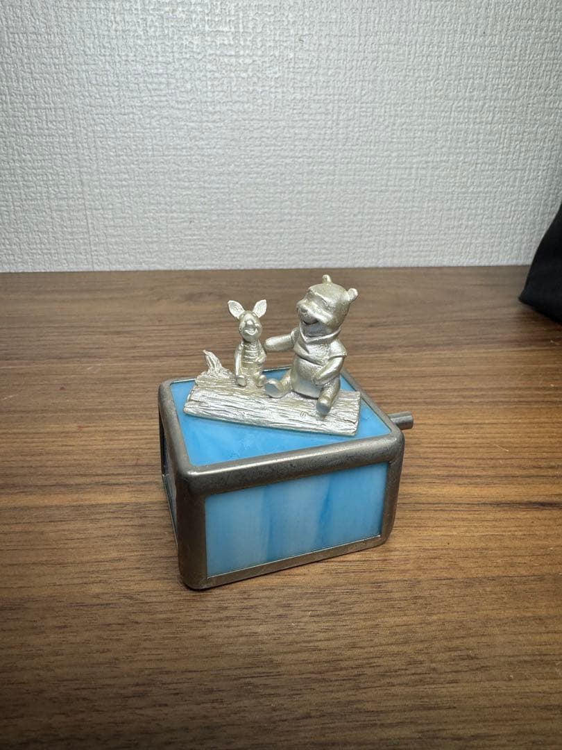 Sankyo Disney くまのプーさんとピッレッド　手回しオルゴール