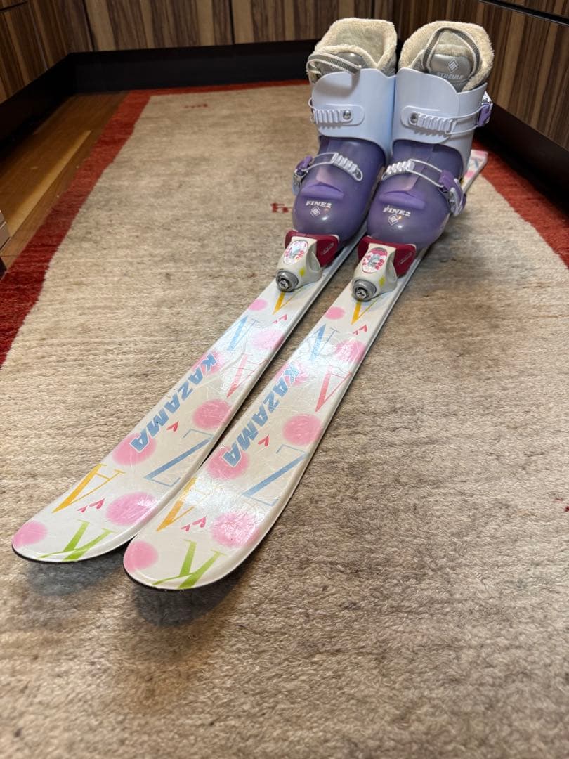 KAZAMA Spax J キッズ 110/20.0cm スキー板ブーツセット