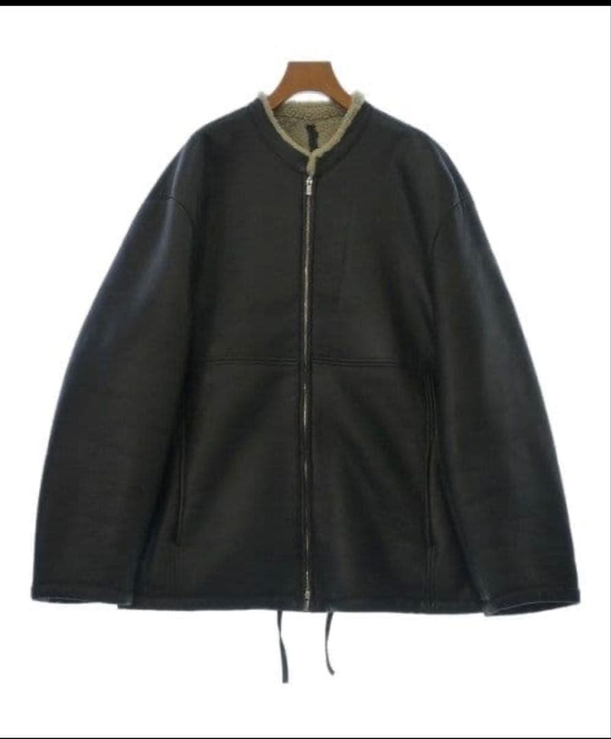【値下げ】stein oversized mouton zip jacket