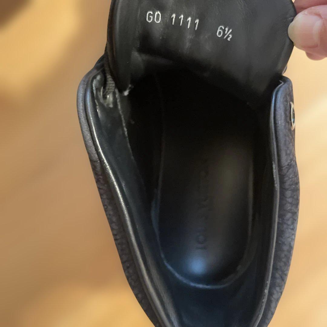 ルイヴィトン　ハイカットレザーシューズ