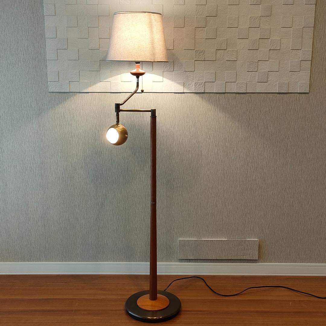 池田製作所　スタンドライト　ヴィンテージ　スウィングアーム　2灯