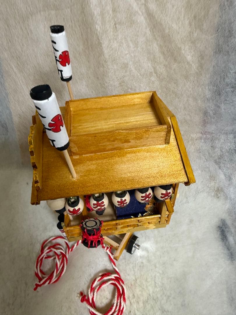 土浦祇園祭　大手町山車屋台ミニチュア/送料込み