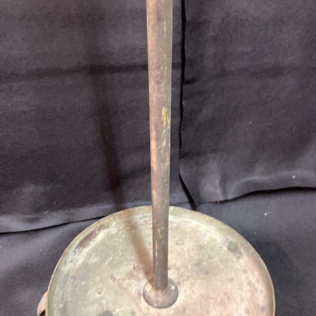 江戸時代 燭台 蝋燭立て 青銅製 茶道 瞑想 ヨガ ヒーリング 骨董 古美術