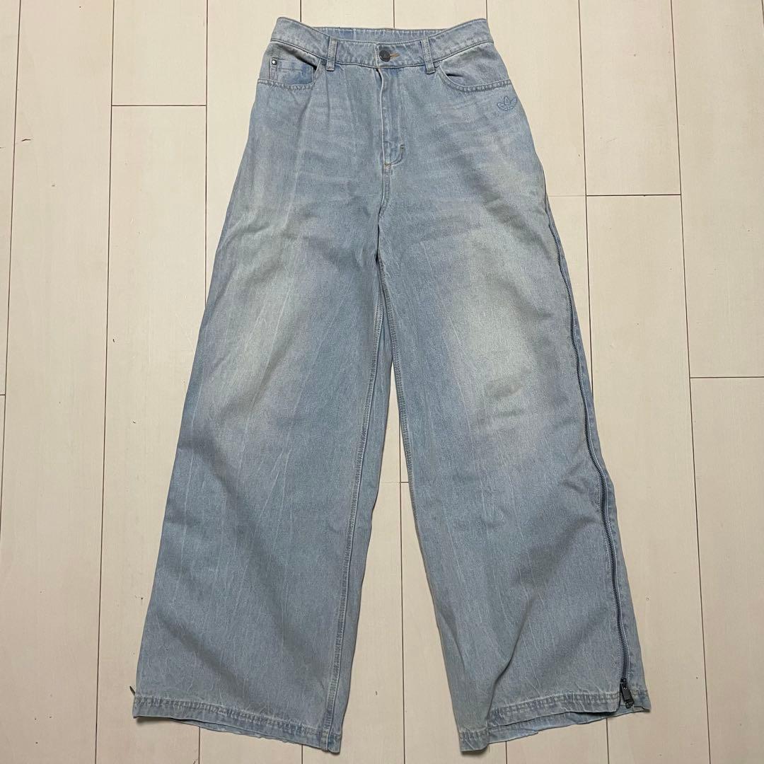 【完売品】adidas サイドジップデニム 28