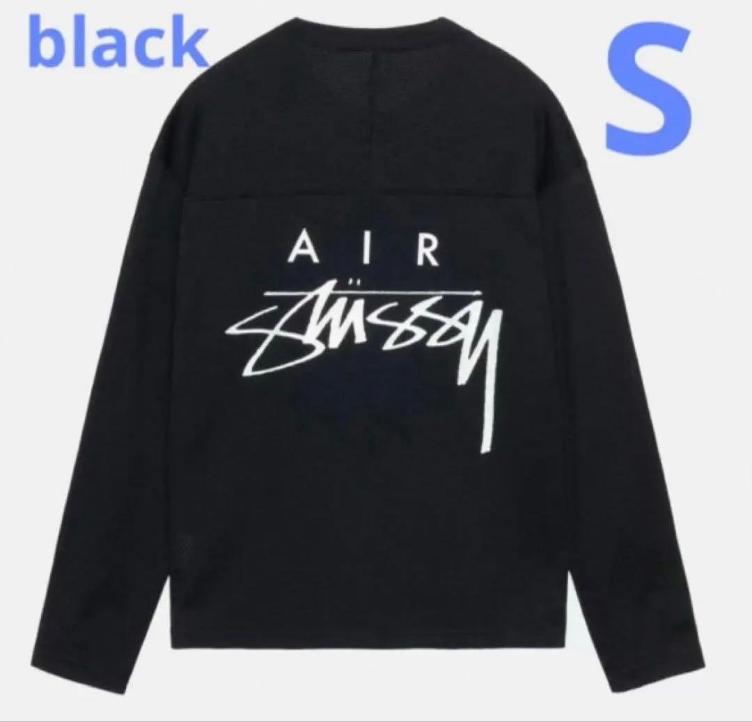 AIR Stussy 長袖カットソー Sサイズ 黒